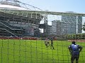 Ajax training Huntelaar Perez training finishing