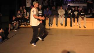Slim Boogie vs Madoka – SDCJ 2015 STREET DANCE CAMP JAPAN POP FINAL