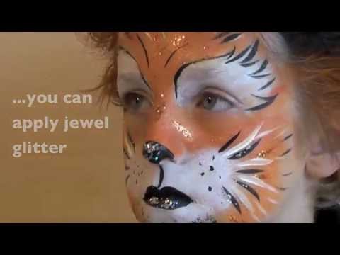 how to face paint a lion