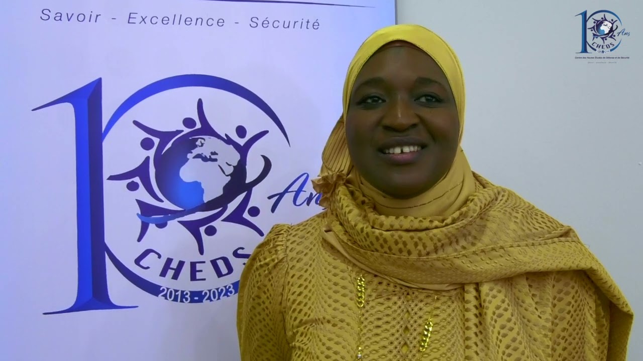 Interview avec Mme Ramatoulaye Ndiaye DIENG - Rentrée académique du CHEDS - Session 2022 - 2023