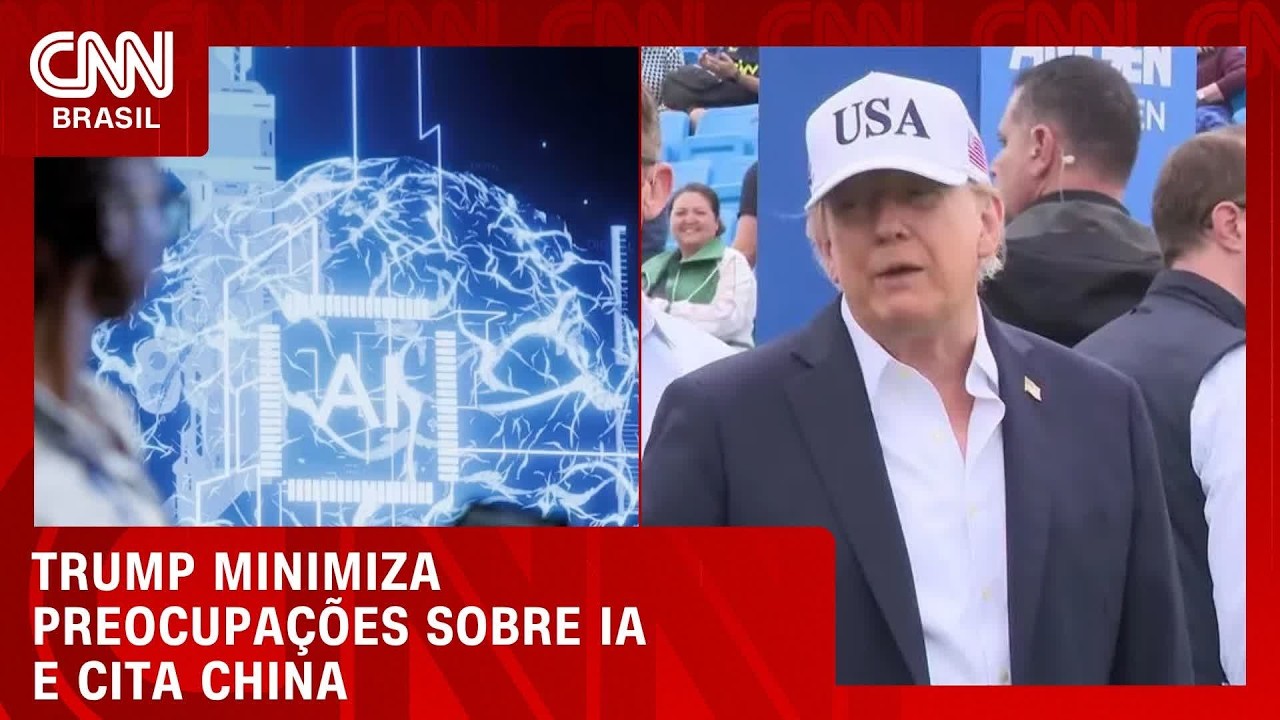 Trump diz que "forças negativas" levantam preocupações exageradas sobre IA | CNN NOVO DIA