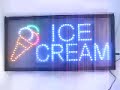 ice cream led sign