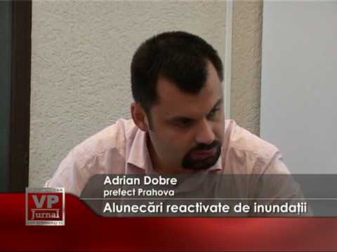 Alunecari reactivate de inundatii