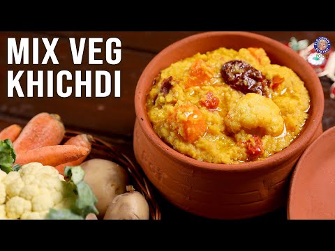 Mix Veg Masala Khichdi Without Onion & Garlic | Moong Khichdi For Lunch, Dinner | Comfort Food Ideas