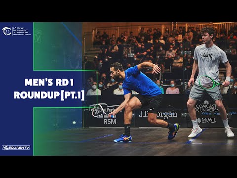 Squash: JP Morgan Tournament of Champions 2022 - Men's Rd 1 Roundup [Pt.1]