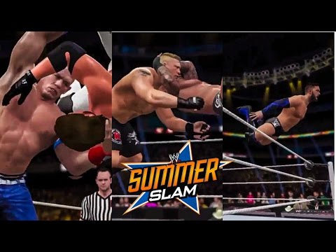 WWE 2K16 Summerslam 2016 Prediction Highlights (Full Show)