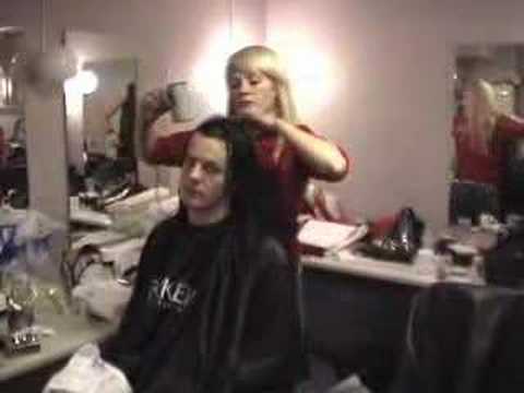 Satyr being filmed backstage