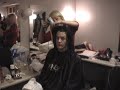 Satyr being filmed backstage