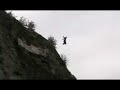 Lake Chelan - 100 foot cliff jump Lake Chelan - 100 foot cliff jump