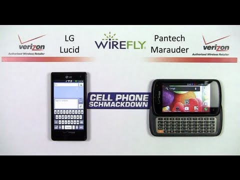 LG Lucid vs. Pantech Marauder Verizon Wireless Smartphone Schmackdown Comparison Review