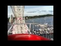 Piratenspektakel Riesenrad, Eckernförder Hafen, gefilmt mit Apple iPhone GS 3