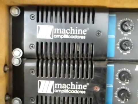 Amplificadores de Potenci - amplificadores de potência machine, series sd e series sbx com á central de A.C. de entrada para os amp. pentacustica.