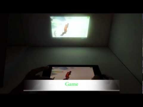 SmartQ U7 Android Projector Tablet: TI OMAP 4 Dual Core Chip, Jelly Bean, IPS Display- Hands on