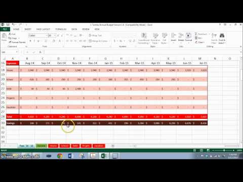 how to budget for yearly expenses