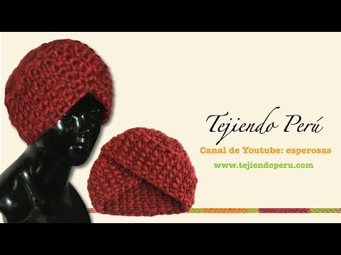 Cómo tejer un gorro tipo turbante en ganchillo tunecino (o cualquier técnica!)