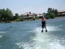 Jake Leventhal waterskiing