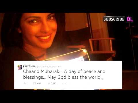 mubarak - Eid Mubarak, tweet Shah Rukh Khan, Priyanka Chopra, Amitabh Bachchan by http://www.bollywoodlife.com They might be in different parts of the world, but the Bollywood stars didn't forget...