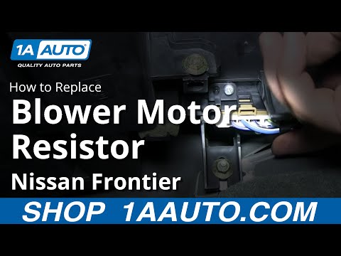 How To Install AC Heater Fan Speed Control Resistor 1998-2004 Nissan Frontier