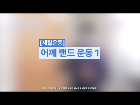 [재활운동] 어깨 밴드 운동 1 (세라 내외)