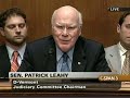 leahy questions schlozman