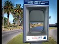 Publicidad Vía Pública AA Vuelo directo Montevideo-Miami