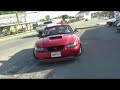 Dustin Hammond Procharged Mustang Burnout