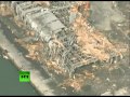 Satellite images before & after Japan tsunami; aerial, ground video of aftermath
