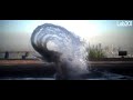 naked in pool slowmotion