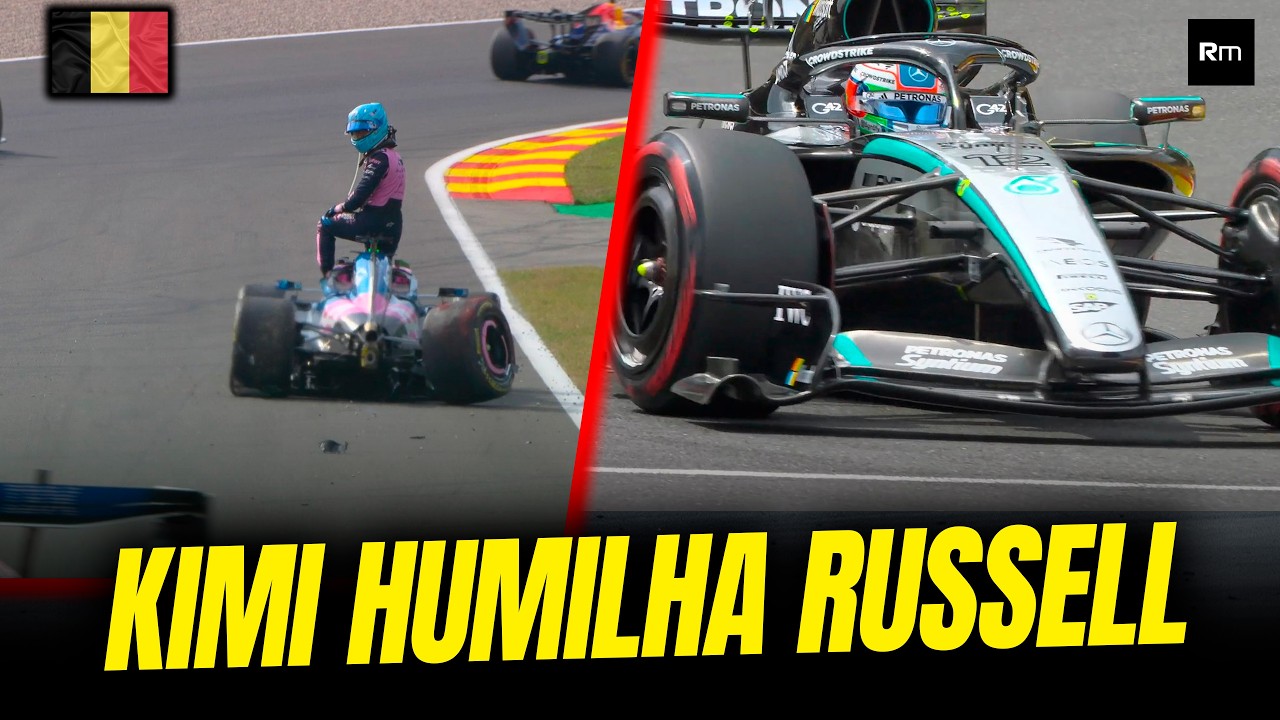 ANTONELLI LIDERA SEXTA DE TREINOS LIVRES, GASLY BATE E ASTON TERRÍVEL NO GP BÉLGICA