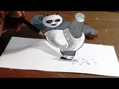how to draw kung fu panda step by step