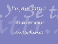 Pergolesi (attr.) Se tu m'ami