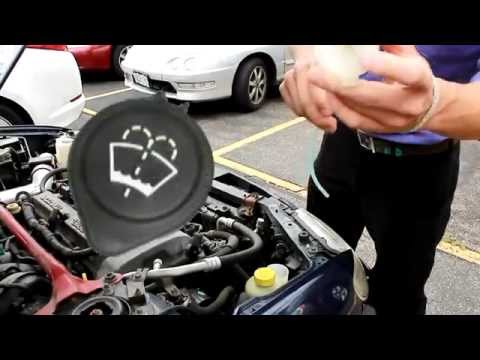 how to fill windshield washer