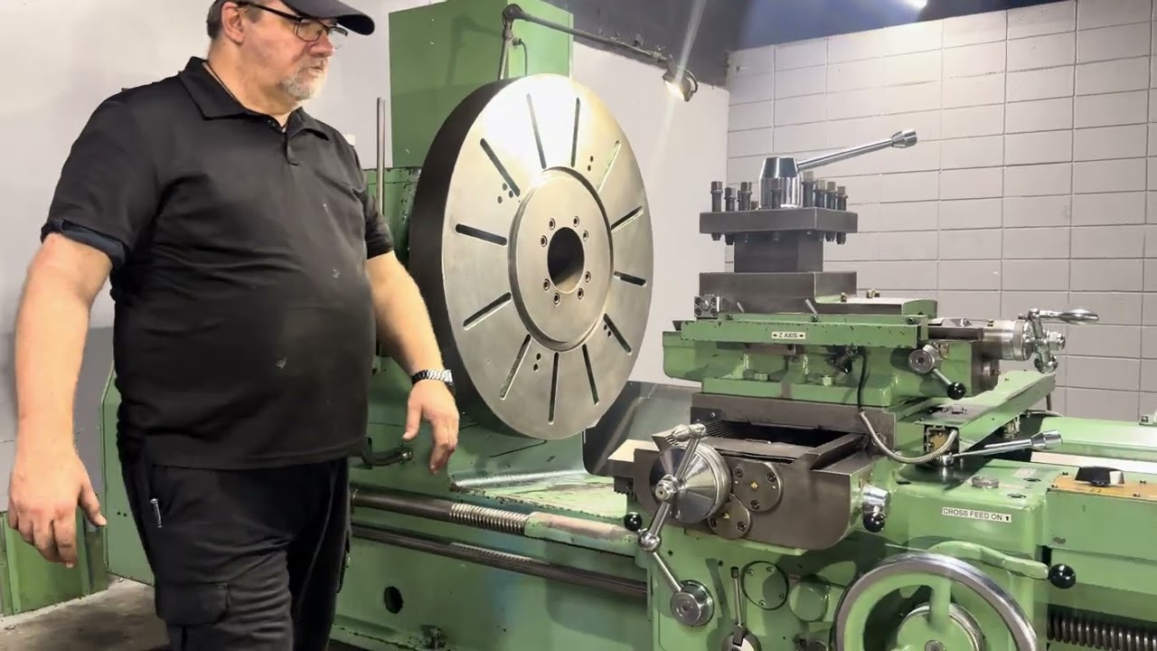 1 - PREOWNED SEIBU KOKI HEAVY DUTY FACE LATHE, MODEL #: LHS-3612, S/N: PM00201