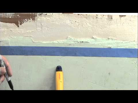 how to locate studs in a plaster wall