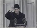 The last speech of Ceausescu