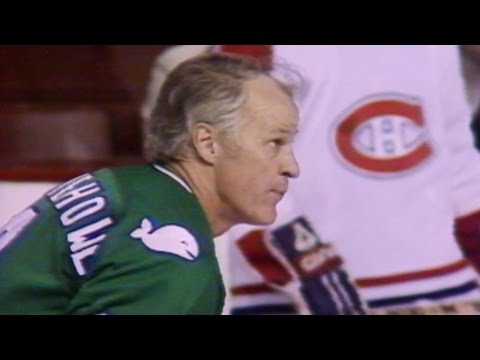 Memories: Gordie Howe scores his final playoff goal