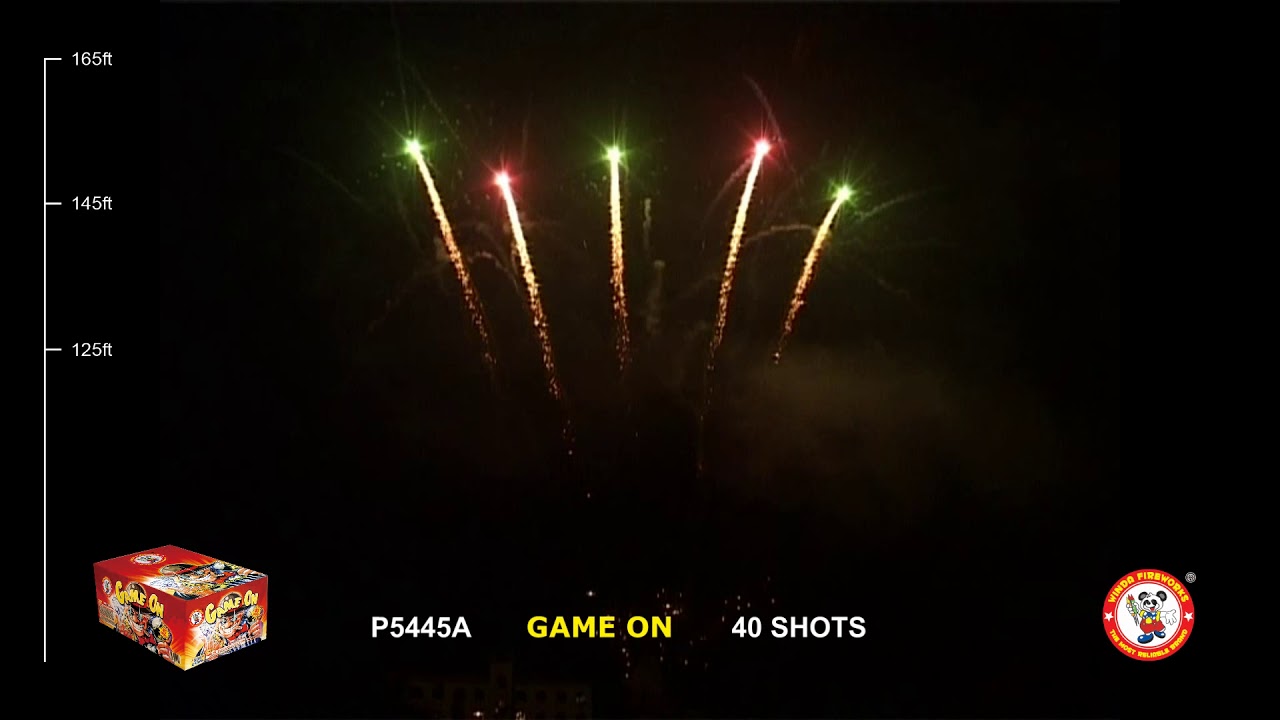 P5445A GAME ON 40'S  WINDA FIREWORKS