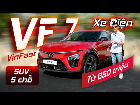 Trên tay VinFast VF 7: SUV 5 chỗ, thiết kế bắt mắt, mạnh nhất 349 mã lực, giá từ 850 triệu Đồng