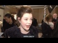 Georgie Henley Interviews at Bafta Awards