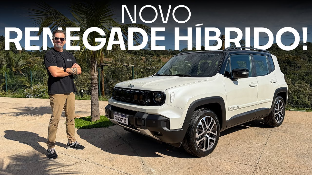Jeep Renegade HIBRIDIZA e ganha PAINEL DE COMPASS pra seguir COMPETITIVO