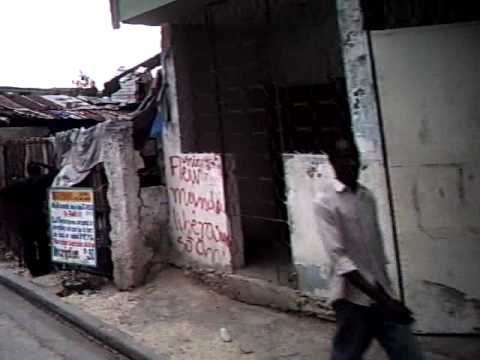 Driving through Port-au-Prince, Haiti