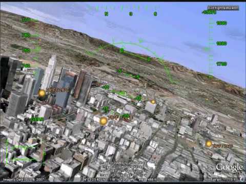 how to control plane in google earth