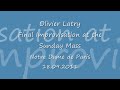 Olivier Latry Final improvisation of the Sunday Mass - Notre Dame de Paris