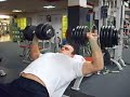 JEANPAUL AT THE GYM INCLINE DUMBELL PRESS