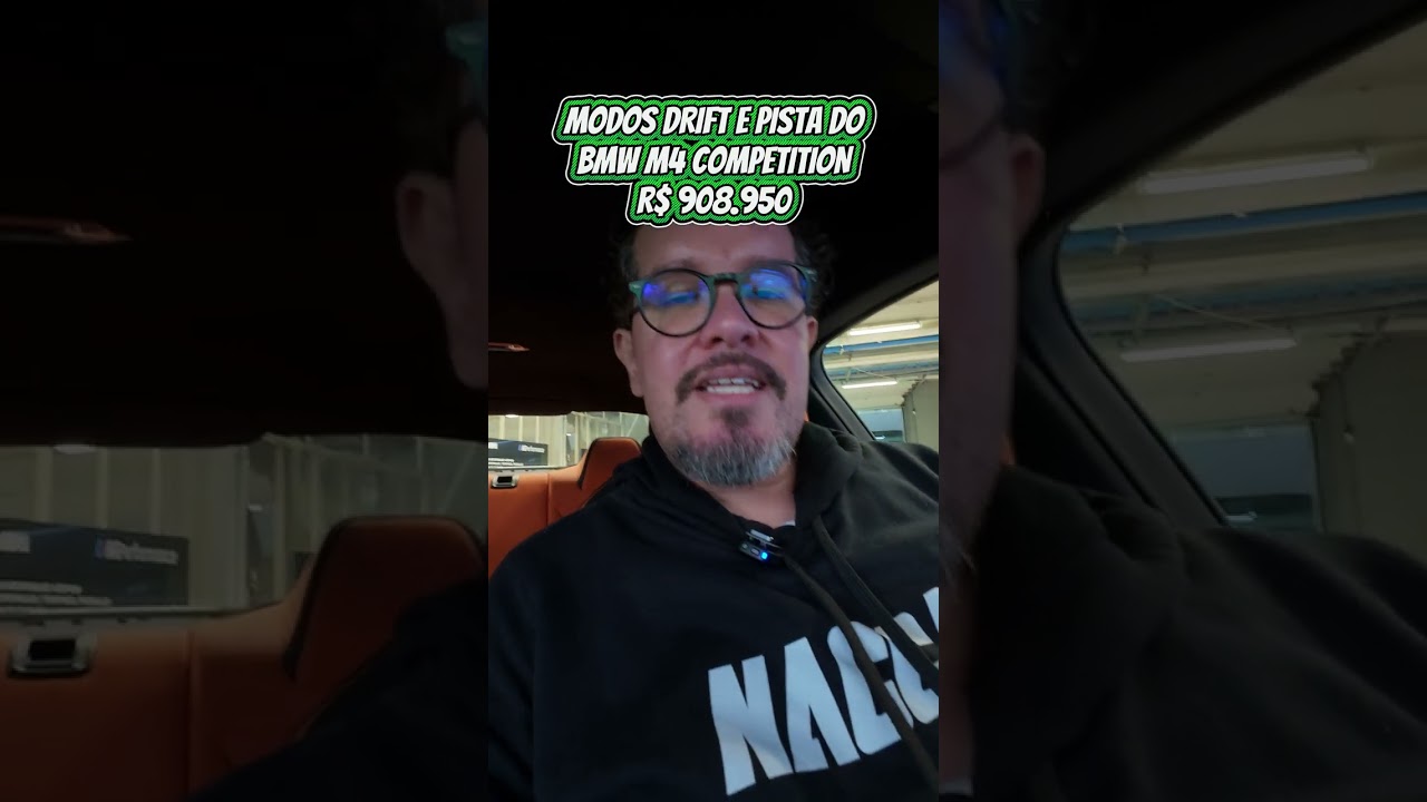 O carro que te dá NOTA no Drift! 🤯🏁 Por dentro do BMW M4!