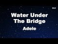 Water Under The Bridge - Adele Karaoke 【With Guide Melody】Instrumental