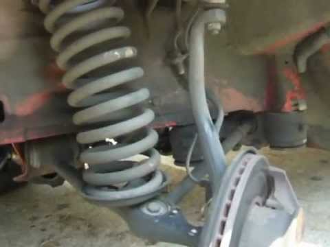 1983 Mercedes 300SD.  How to easily replace front shocks!  Part 1 of 2.