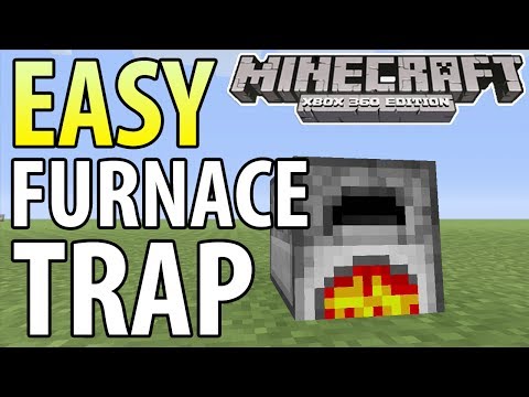 Minecraft (Xbox 360/PS3) - TU14 - EASY EXPLODING FURNACE TRAP - TUTORIAL