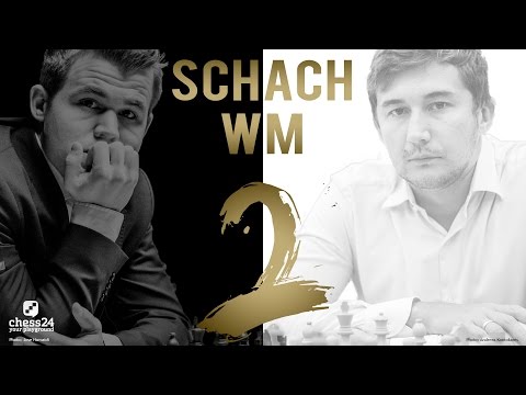 Schach WM 2016: Carlsen - Karjakin Partie 2 Schach WM 2 ...