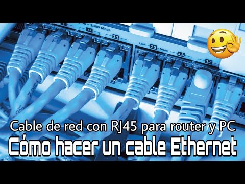Creación de cables de red